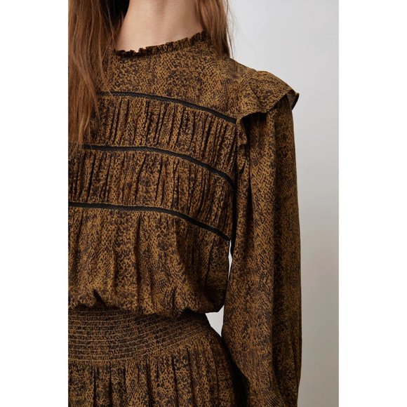 NWT Rails Faren Dress in Sepia Python M - Picture 4 of 5
